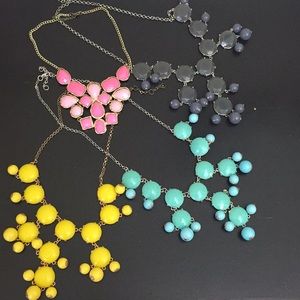 Various style/color bubble necklaces